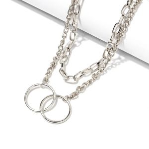 3 Pack Double Layer Chunky Necklace